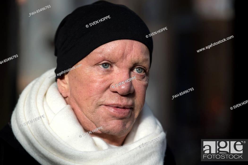 Stock Photo: Peter Ambacher, friend of Freddie Mercury, photographed during a tour of the Queen singer Freddy Mercury's old haunts in Munich, Germany, 8 November 2016.