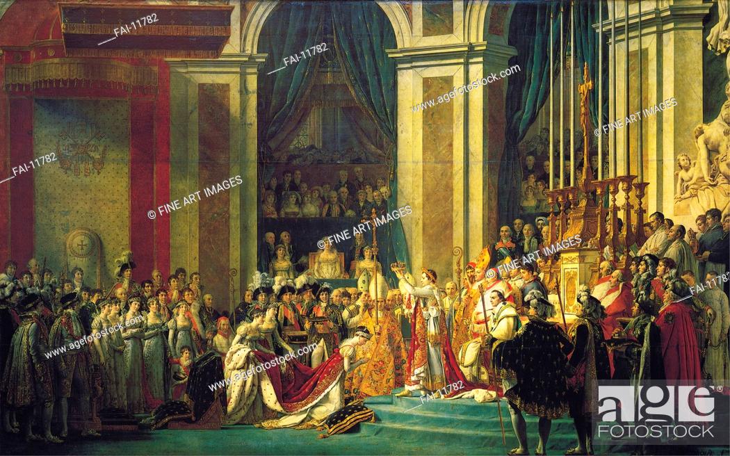 Time 4 Picture Jacques Louis David the Coronation of Napoleon in Notre pictures canvas art 