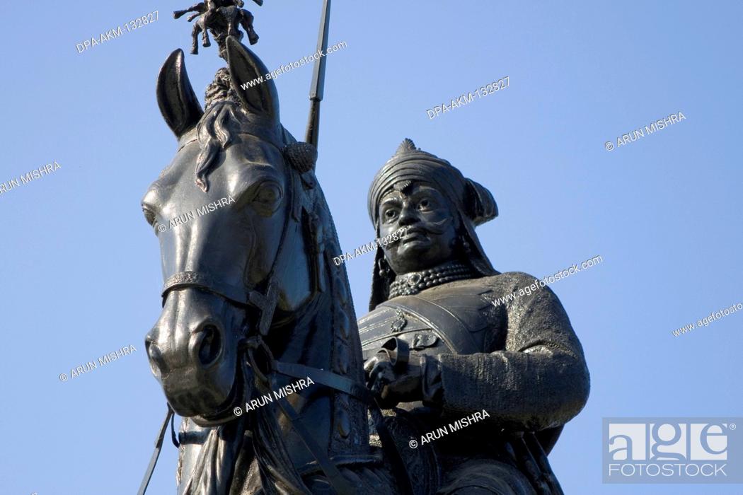 Sculpture of Maharana Pratap on Chetak horse ; Udaipur ; Rajasthan ; India,  Stock Photo, Picture And Rights Managed Image. Pic. DPA-AKM-132827 |  agefotostock