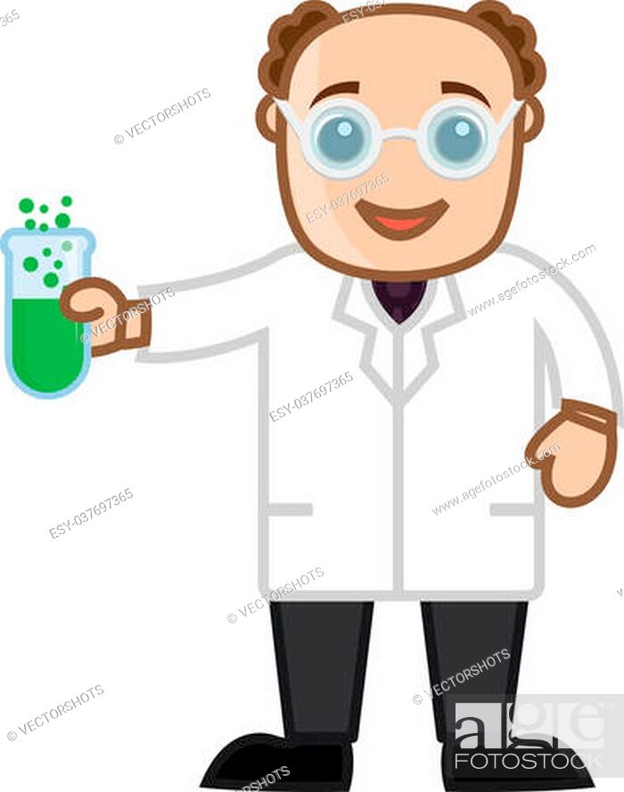 Drawing Art of Young Cartoon Scientist Experimenting with Chemicals in  Laboratory Vector..., Stock Vector, Vector And Low Budget Royalty Free  Image. Pic. ESY-037697365 | agefotostock