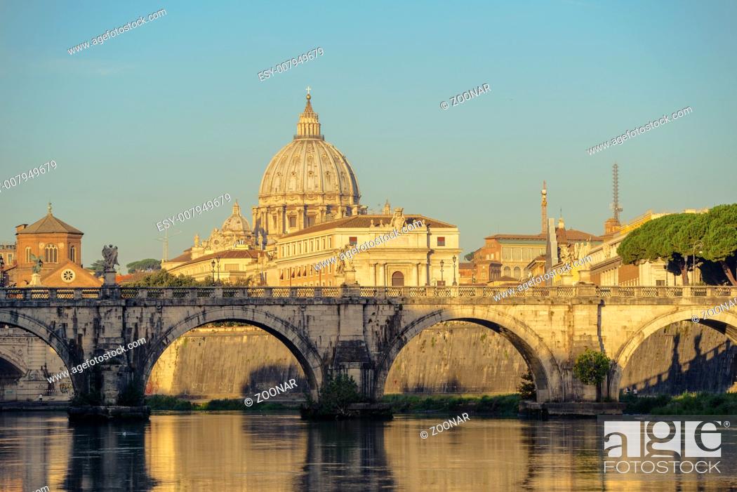 Stock Photo: St. Peter's cathedral in Rome.