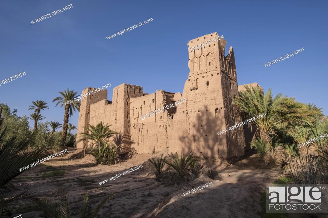 Stock Photo: Skoura, Ouarzazate Province, morocco, africa.