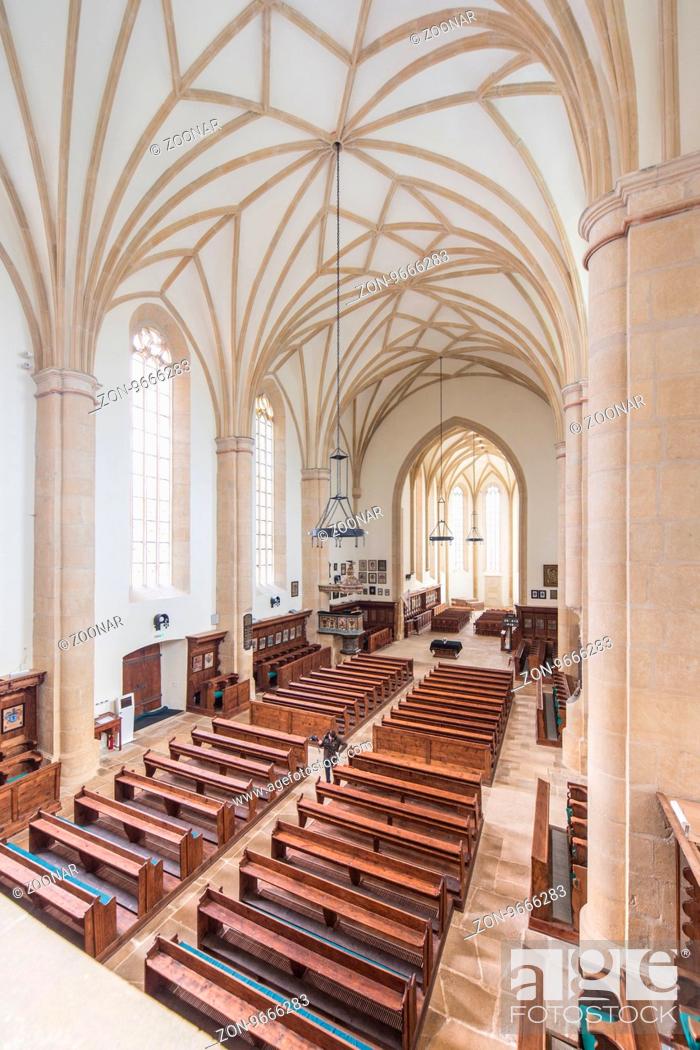 Interior of the expressionist Protestant Church at Hohenzollernplatz  Berlin 1934 building  rarchitecture