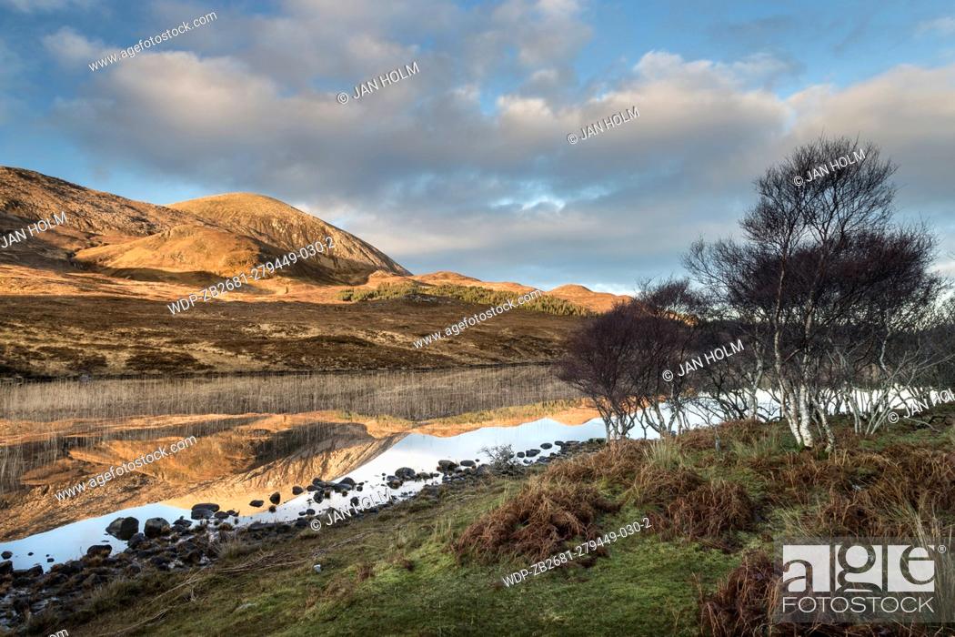 Stock Photo: Loch Cill Chriosd & Beinn na Caillich.