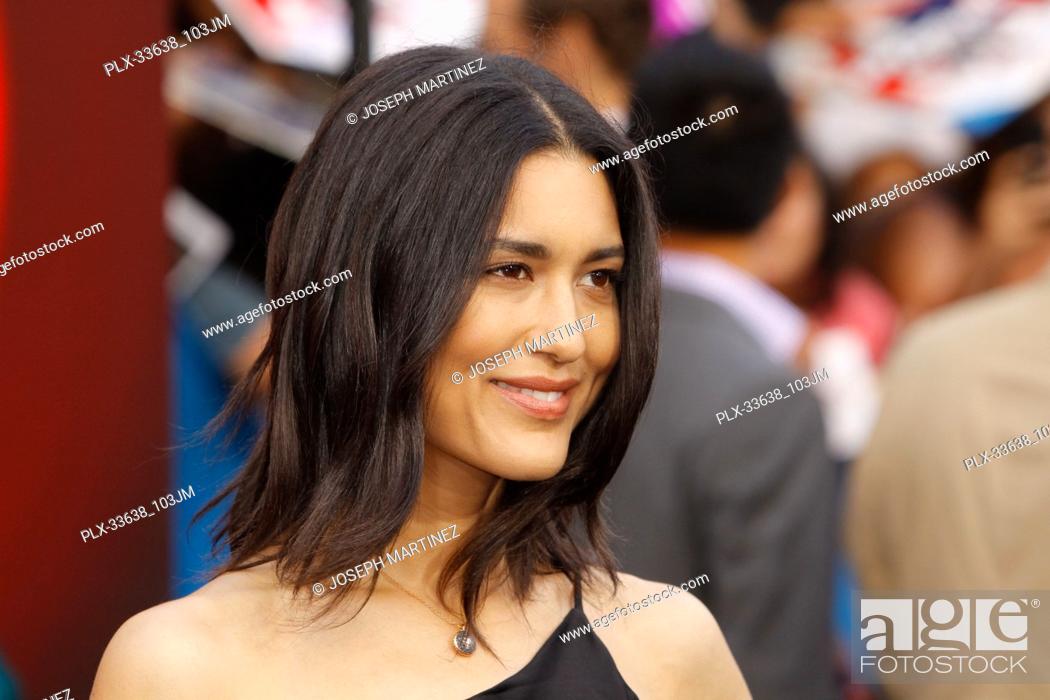 Stock Photo: Julia Jones at the Premiere of Lionsgate's ""The Spy Who Dumped Me"" held at the Fox Village Theater in Westwood, CA, July 25, 2018.