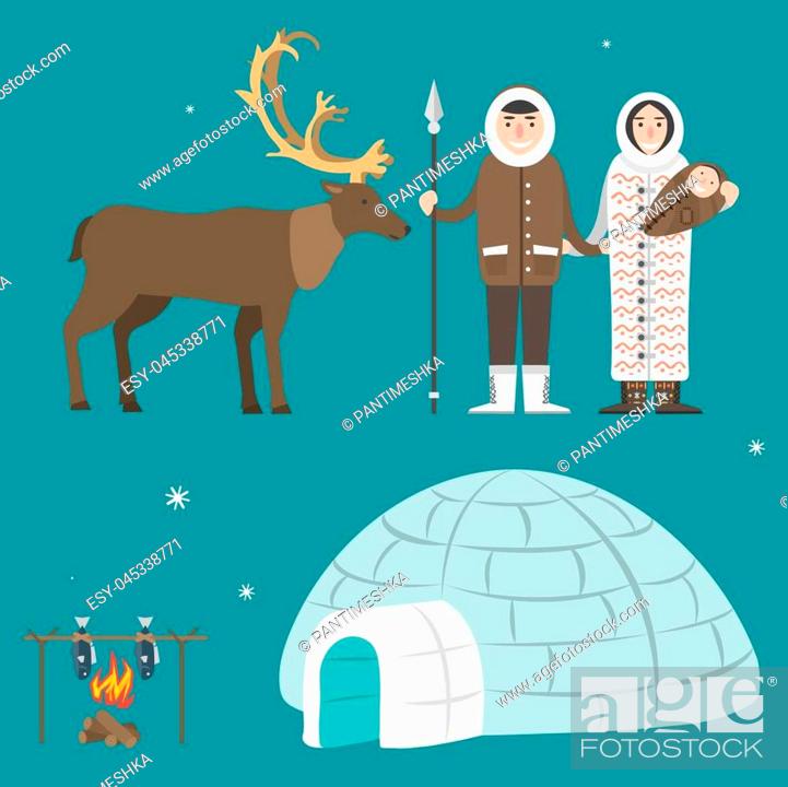 Alaska state symbols flat style vector america travel animal national  geographic outdoor wildlife..., Stock Vector, Vector And Low Budget Royalty  Free Image. Pic. ESY-045338771 | agefotostock