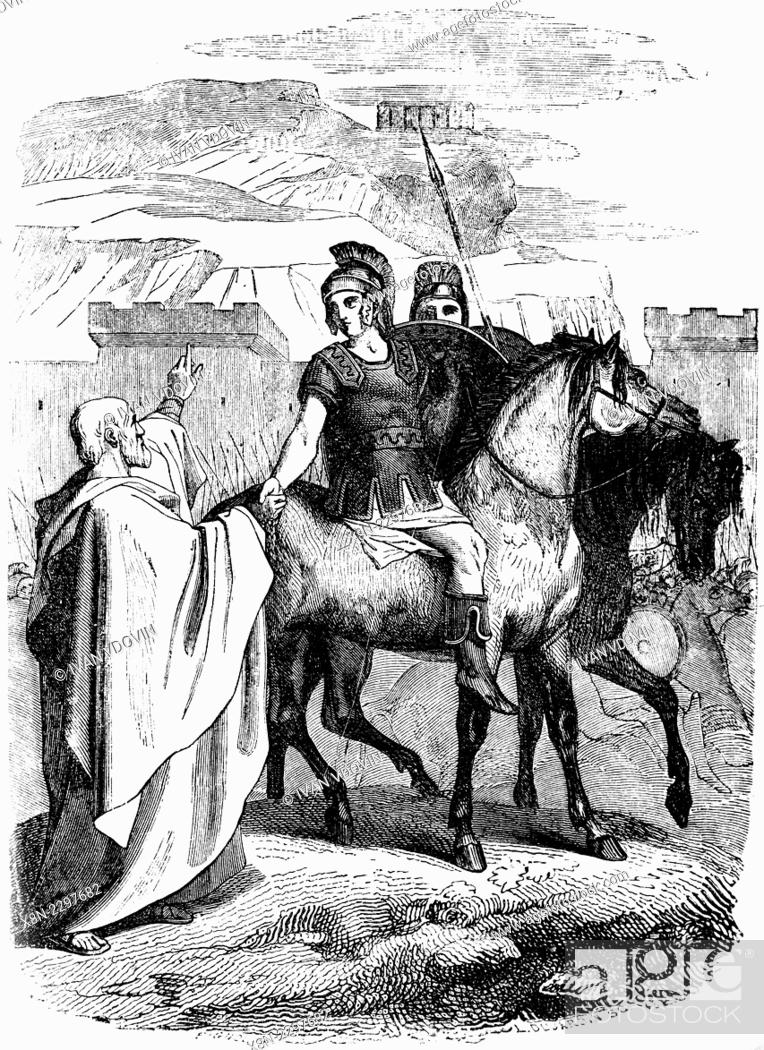 Alexander the Great and Aristotle, illustration from book dated 1878, Stock  Photo, Picture And Rights Managed Image. Pic. X8N-2297682 | agefotostock