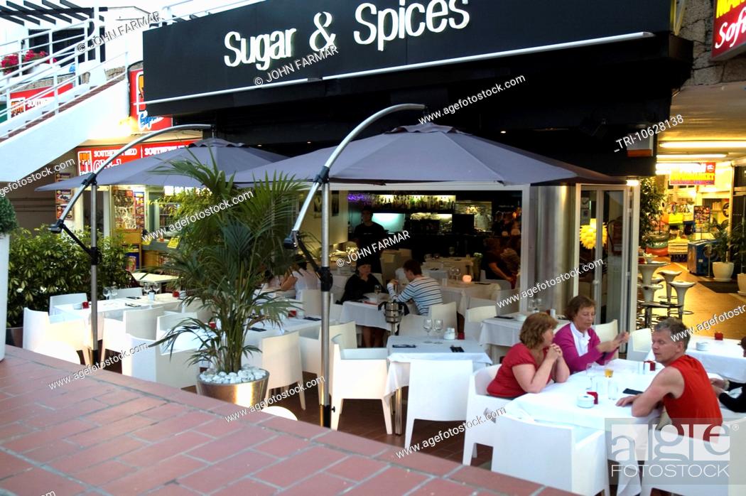 Sugar and Spices restaurant tenerife - Playa Foto de Stock, Imagen Derechos Protegidos Pic. TRI-10628138 | agefotostock