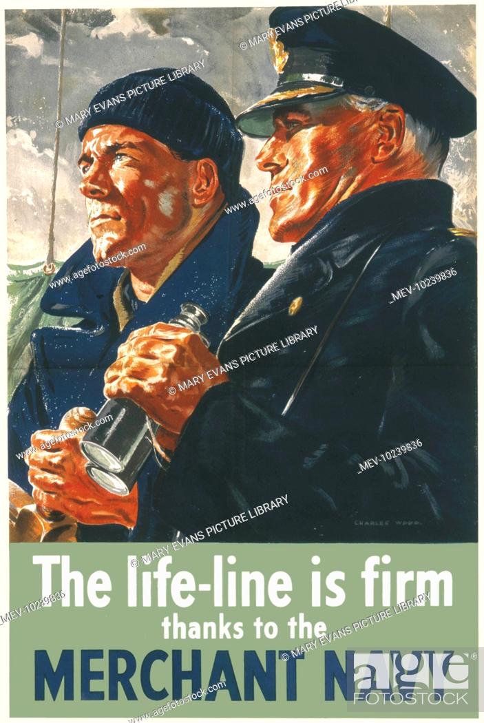 World War Two Merchant Navy Recruitment Poster  A3 Reprint