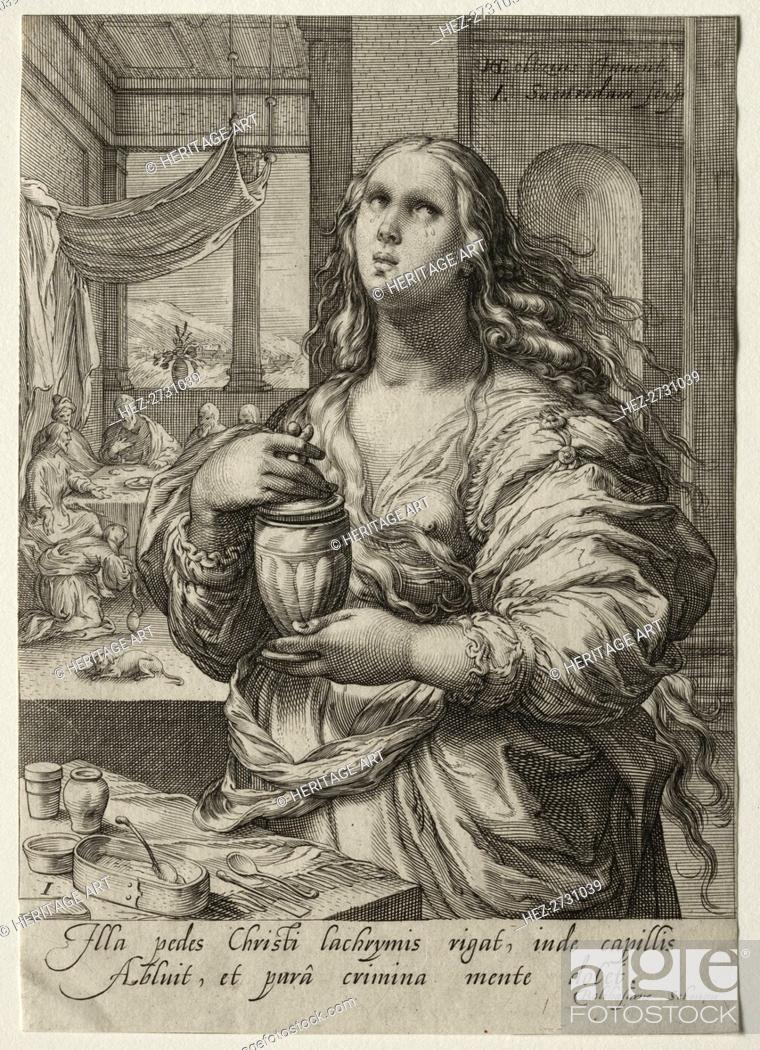 Imagen: Heroines of the New Testament: Mary Magdalen. Creator: Jan Saenredam (Dutch, 1565-1607).