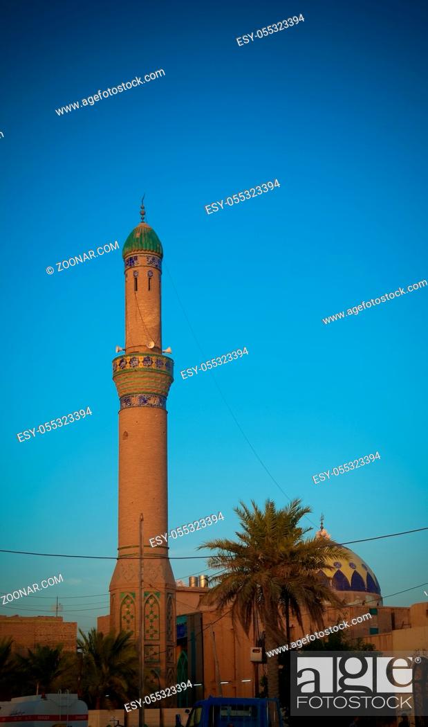 Stock Photo: Exterior view of The Great Falih Basha in Nasiriyah in Iraq.