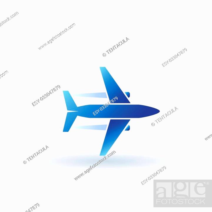 F Fly Travel Company Logo. Airline Business Travel Logo Design With Letter  