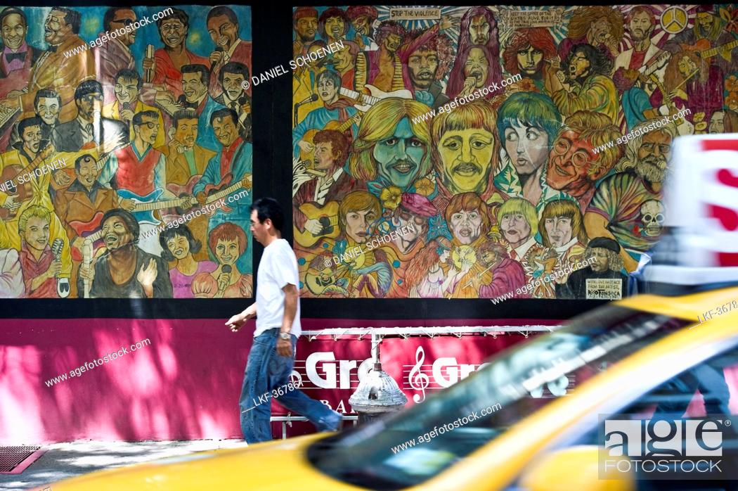 Stock Photo: Graffiti, Greenwich Village, Manhattan, New York City, New York, USA.