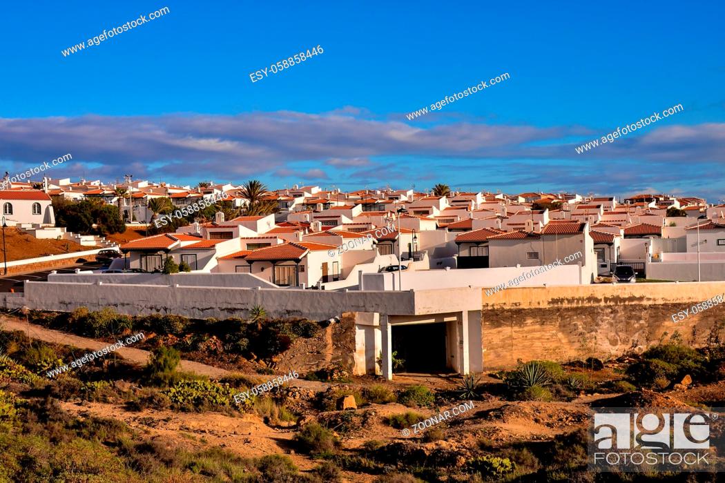 Stock Photo: Sea Village at the Spanish Canary Islands.