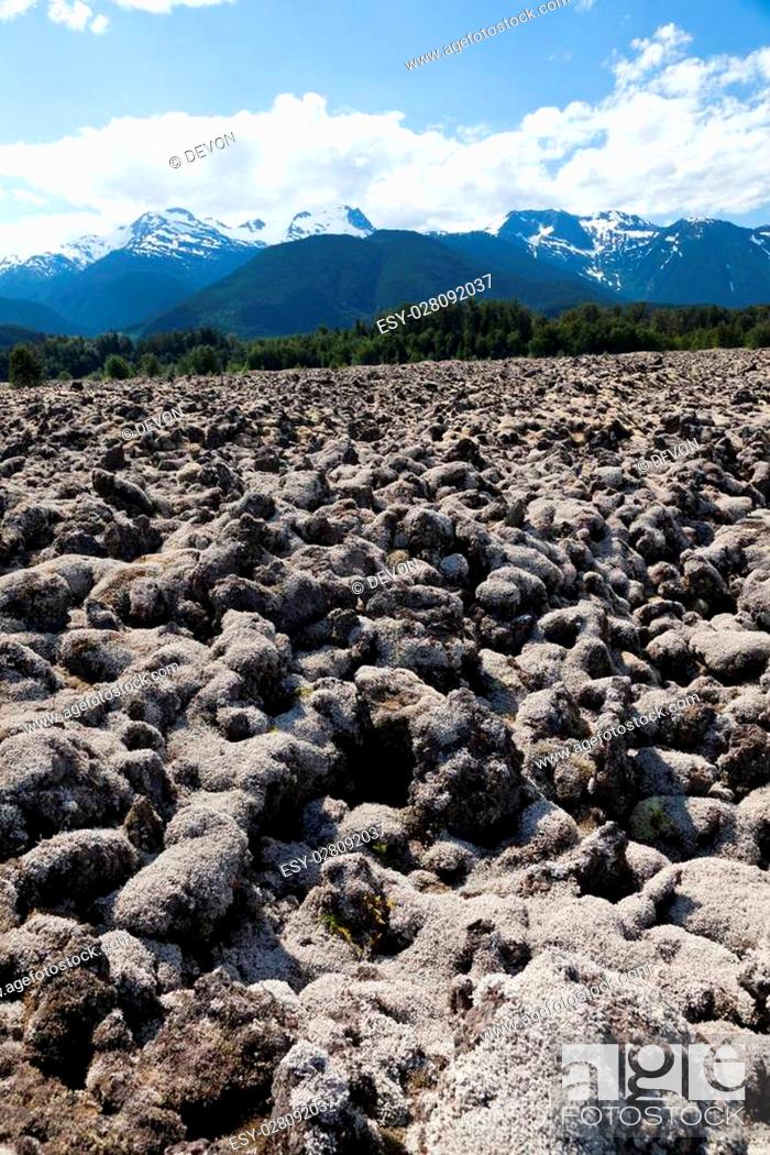 Stock Photo: Nisga’a Memorial Lava Bed Provincial Park, BC Canada.
