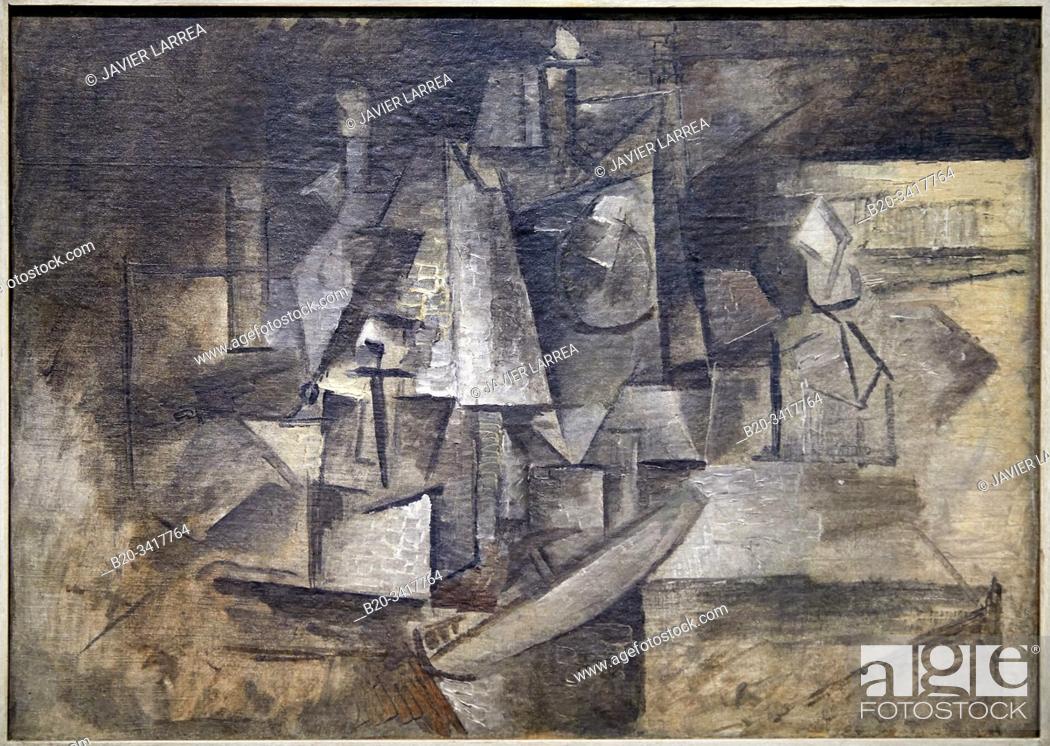 Stock Photo: "La Coiffeuse", 1911, Pablo Picasso, Centre Pompidou, Paris, France, Europe.