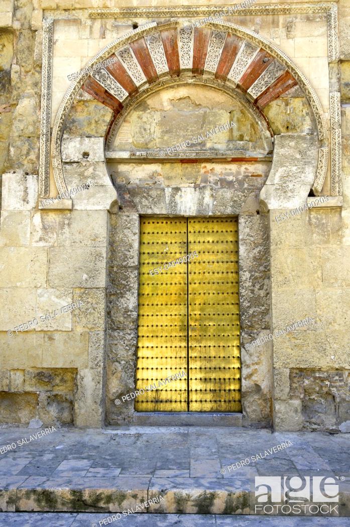 Stock Photo: exterior view of the Mosque of Cordoba, Andalucia, Spain.