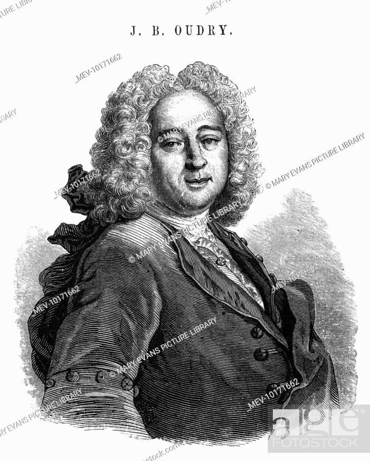 Stock Photo: JEAN-BAPTISTE OUDRY French artist.