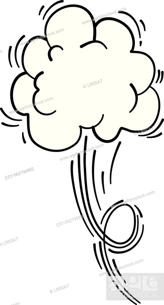 Speed cloud motion effect. Cartoon comic line clouds, moving smoke puff,  funny fart, Stock Vector, Vector And Low Budget Royalty Free Image. Pic.  ESY-062196902 | agefotostock