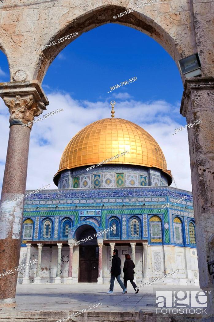 Stock Photo: Dome of the Rock, Jerusalem, Israel, Middle East.