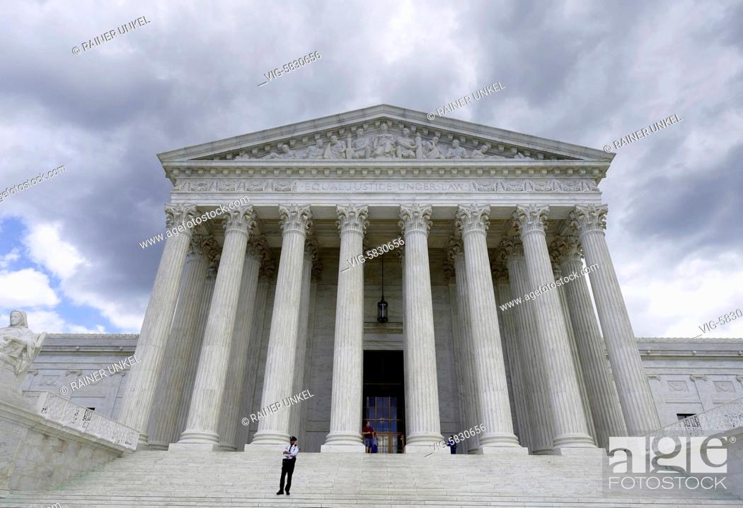 Imagen: USA : Supreme Court in Washington , 26.05.2017 - Washington, District of Columbia, USA, 26/05/2017.