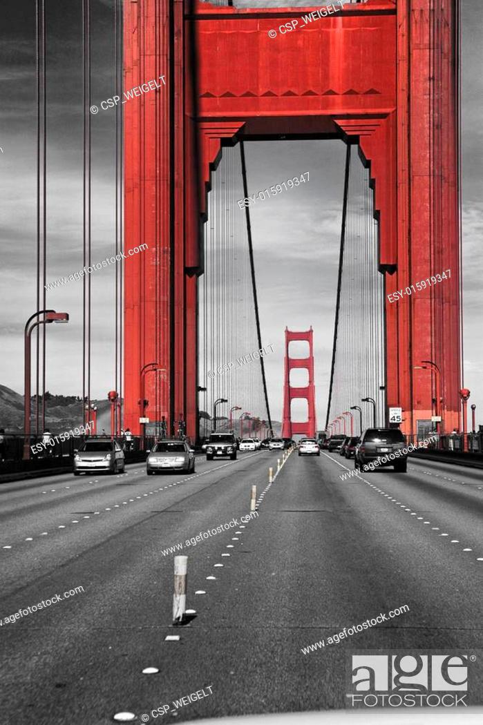 Stock Photo: Golden Gate Bridge San Francisco.