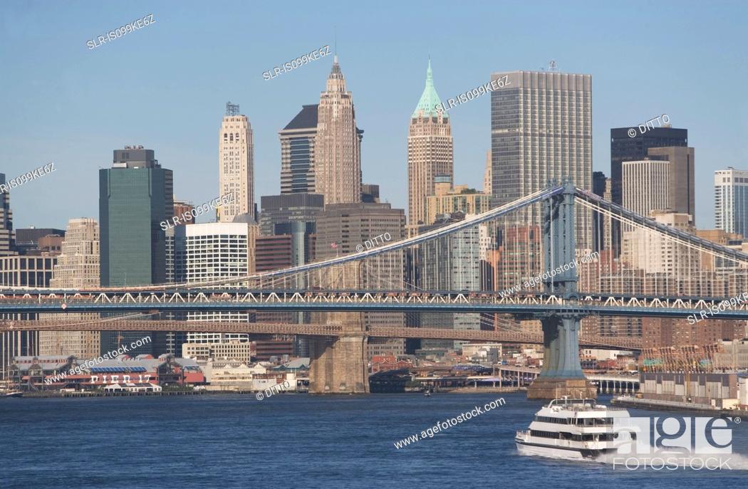 Imagen: Manhattan Bridge over East River, New York City, USA.