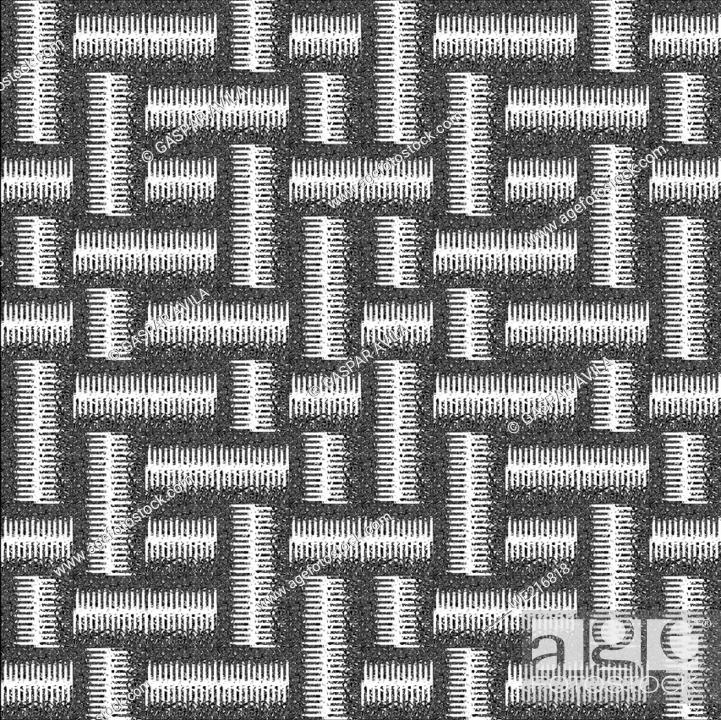Vector: Monochrome maze pattern similar to pipes. Algorithmic geometric pattern.
