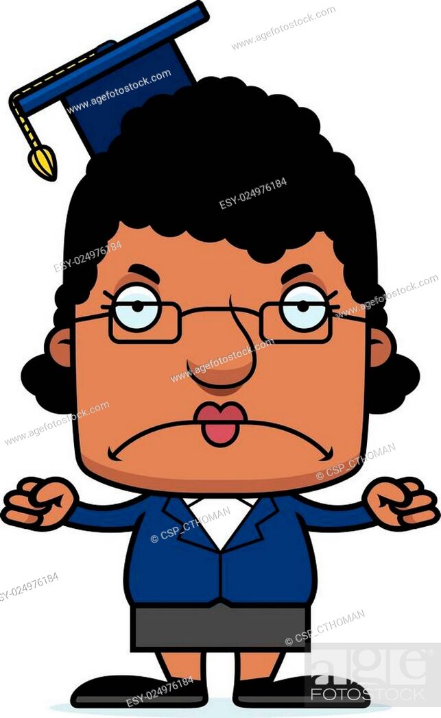 Cartoon Angry Teacher Woman, Stock Vector, Vector And Low Budget Royalty  Free Image. Pic. ESY-024976184 | agefotostock