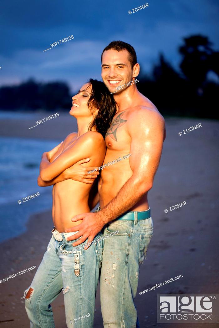 Couples nude beach Category:Nude standing