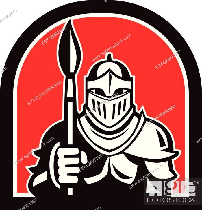 Knight Full Armor Holding Paint Brush, Knight Full Armor