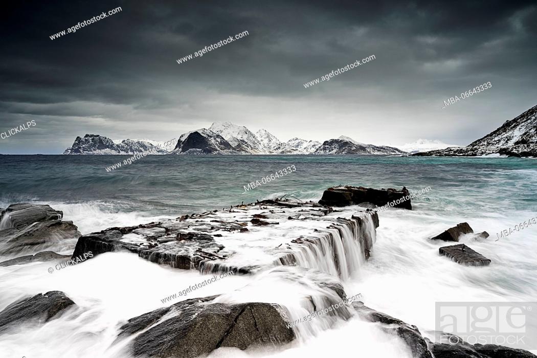 Stock Photo: Myrland, Lofoten Island, Norway.