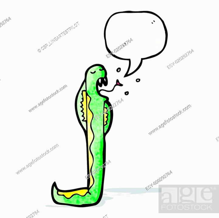 hissing snake cartoon, Stock Vector, Vector And Low Budget Royalty Free  Image. Pic. ESY-020292764 | agefotostock