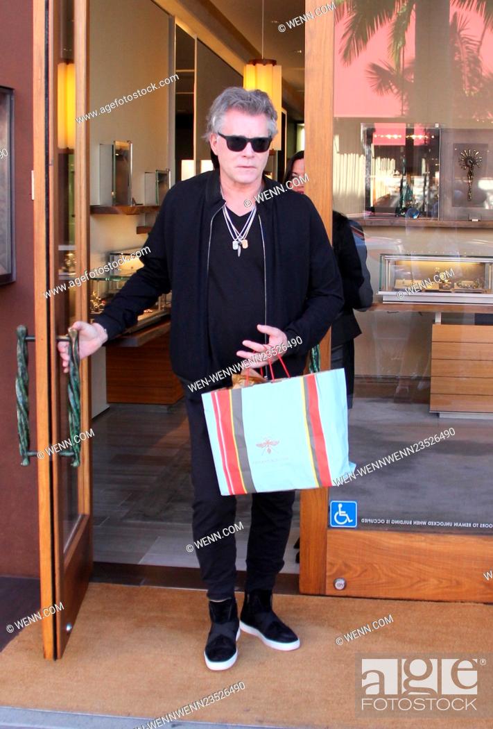 Stock Photo: Ray Liotta goes shopping at David Yurman in Beverly Hills Featuring: Ray Liotta Where: Los Angeles, California, United States When: 19 Feb 2016 Credit: WENN.