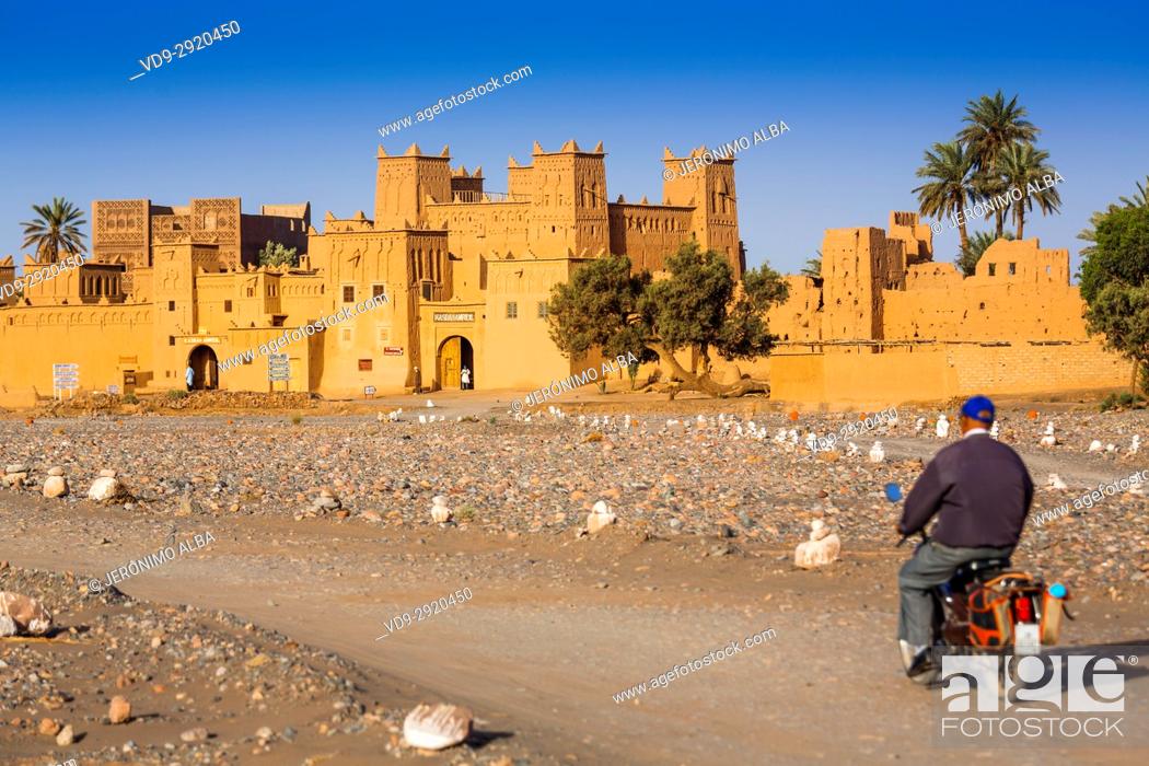 Stock Photo: Hotel Kasbah Amridil, Dades Valley, Skoura. Morocco, Maghreb North Africa.