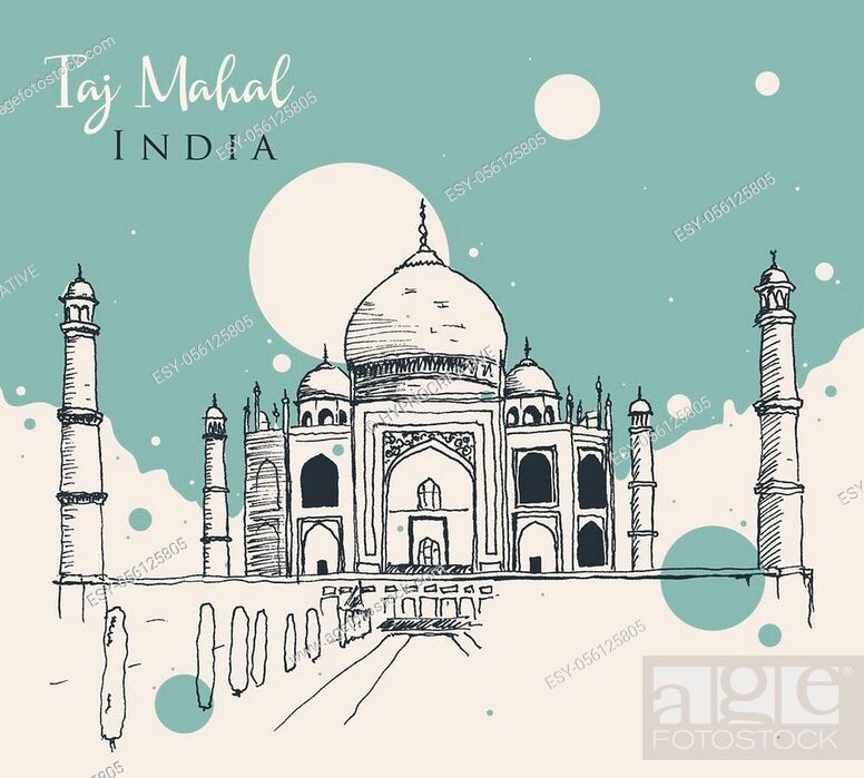 a faithful attempt: Taj Mahal Symmetrical Drawings-saigonsouth.com.vn