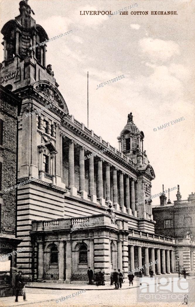 Stock Photo: Liverpool - The Cotton Exchange Building.