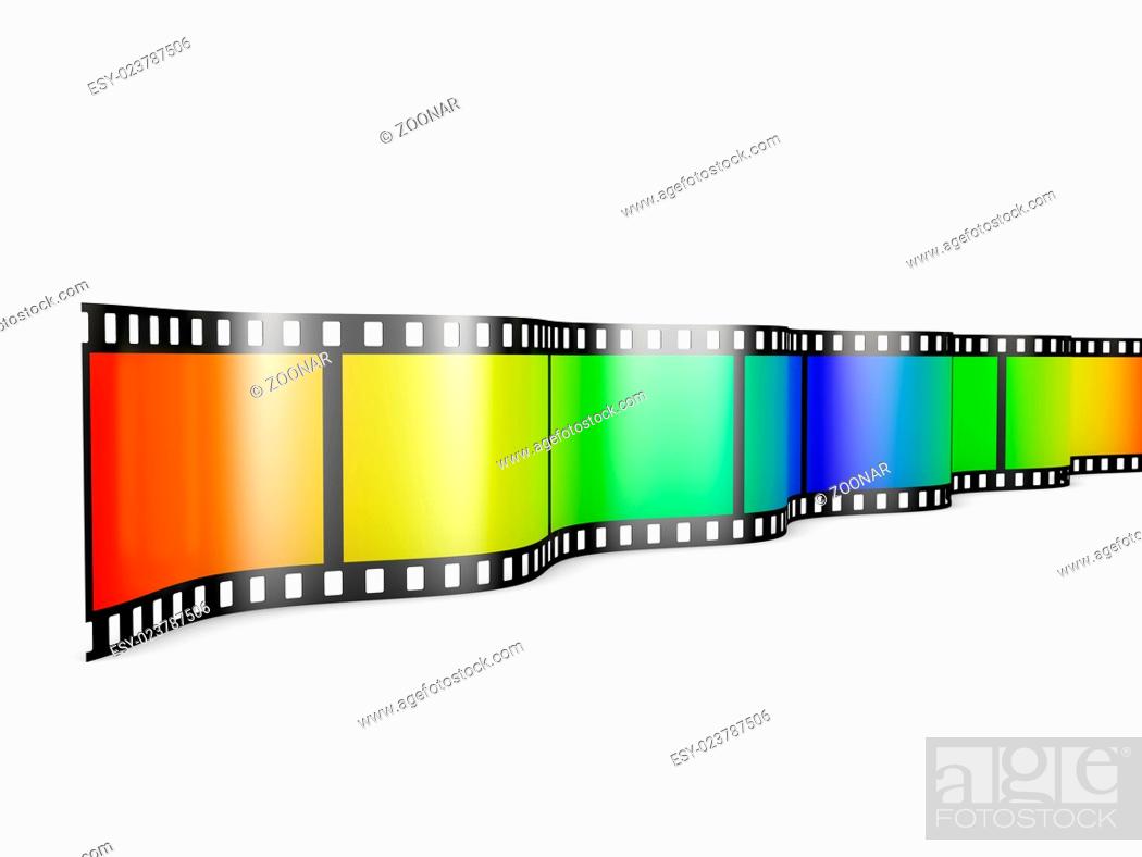 Stock Photo: film with gradient.