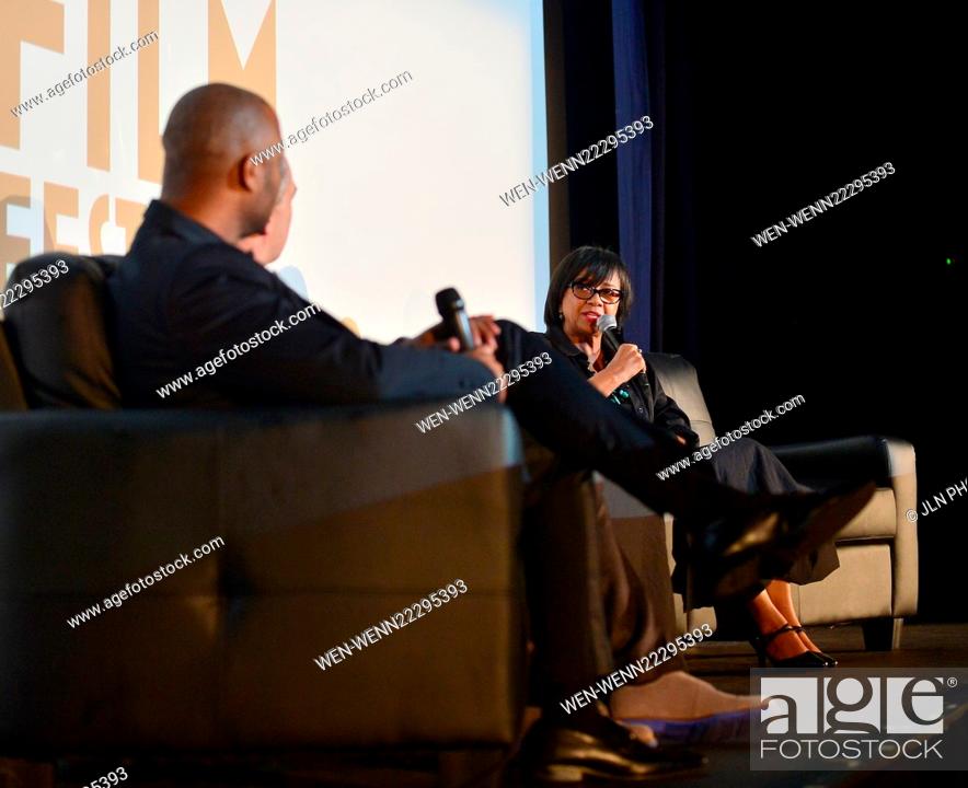 Stock Photo: Cheryl Boone Isaacs attends a Conversation with President of the Academy of Motion Picture Arts & Sciences (AMPAS) during the 32nd Miami International Film.