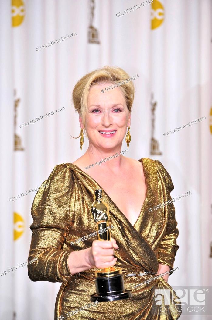 Meryl Streep, Best Performance by an Actress in a Leading Role for The Iron  Lady in the press room..., Stock Photo, Picture And Rights Managed Image.  Pic. CEL-1226F42-GY129 | agefotostock