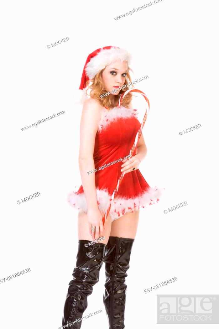 candy cane boots