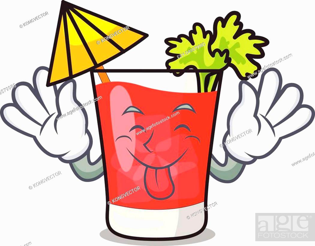 Tongue out bloody mary mascot cartoon vector illustration, Stock Vector,  Vector And Low Budget Royalty Free Image. Pic. ESY-049579980 | agefotostock