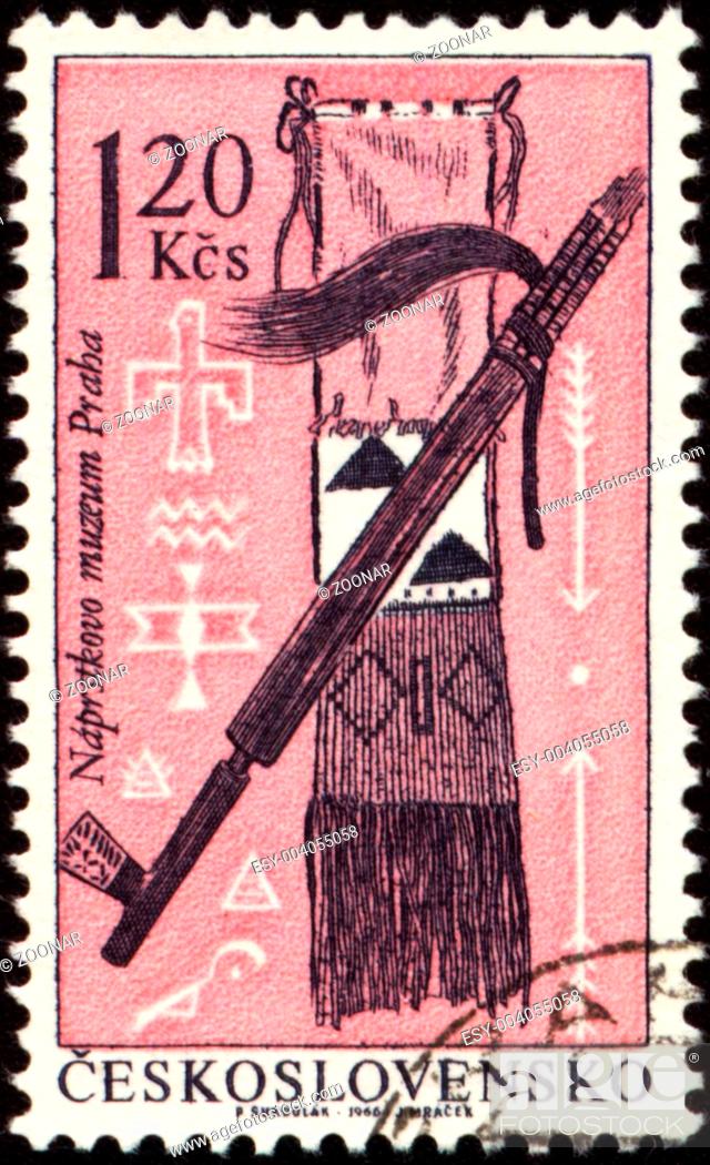Stock Photo: CZECHOSLOVAKIA - CIRCA 1966: stamp printed in Czechoslovakia.