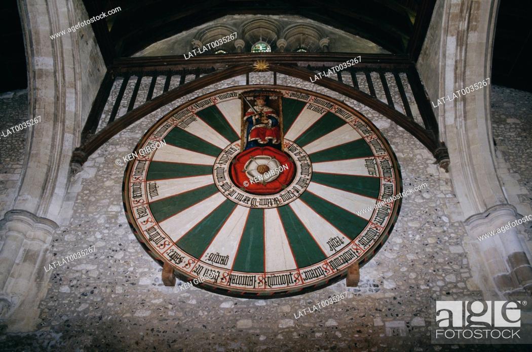 Round Table Winchester Stock Photos And, Round Table Winchester Castle