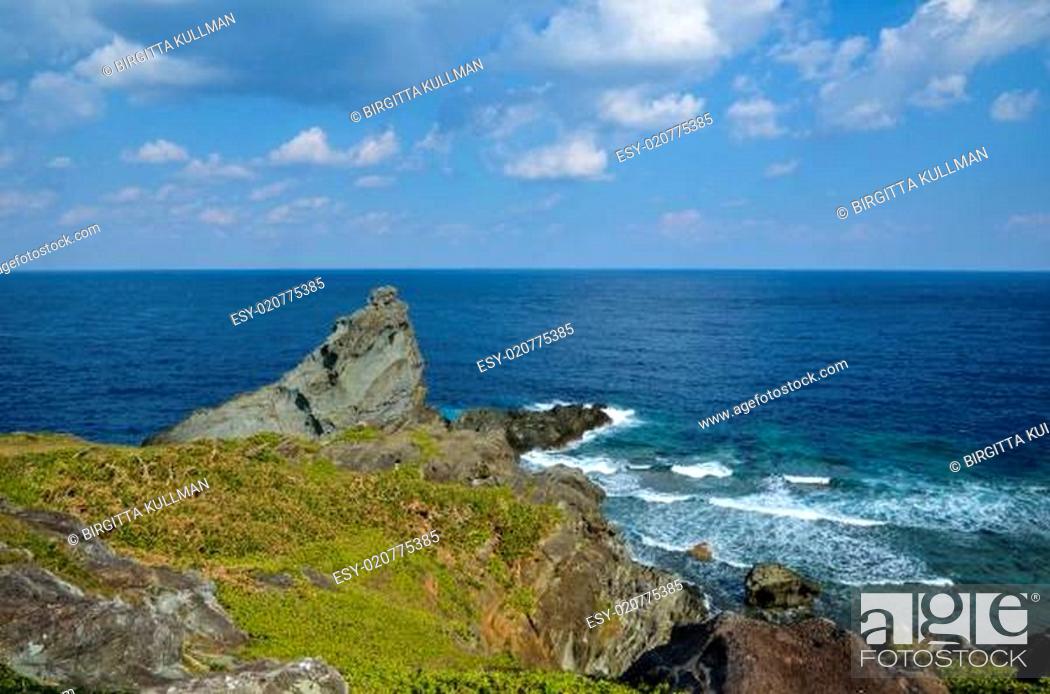 Stock Photo: Coastal cliffs.