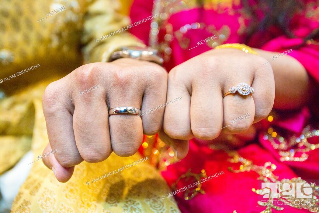 Close Picture Ring Ceremony Indian Wedding Stock Photo 1050860627 |  Shutterstock