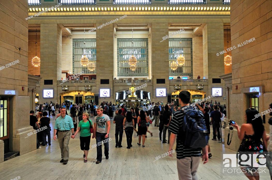 Stock Photo: Grand Central Terminal, Manhattan, New York, USA, North America, PublicGround.