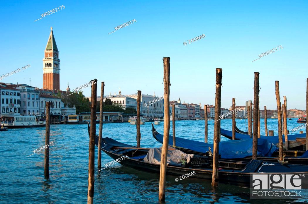 Stock Photo: St Marks Campanile, Venice, Italy.