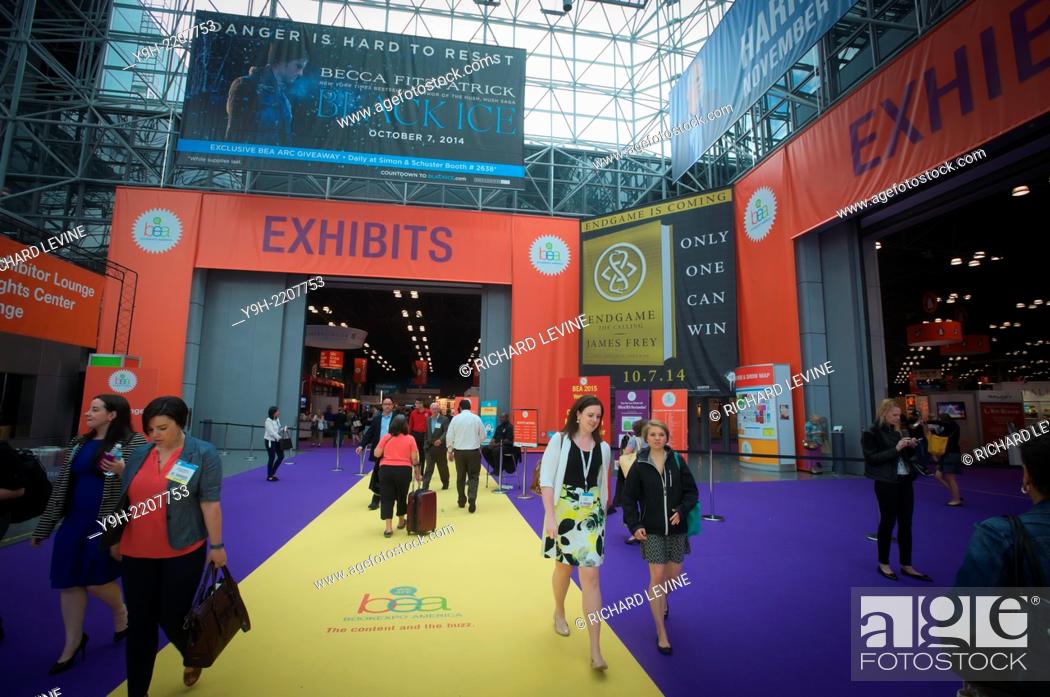 Stock Photo: Book lovers flock to the Jacob Javits Convention Center in New York at the annual BookExpo America trade show.