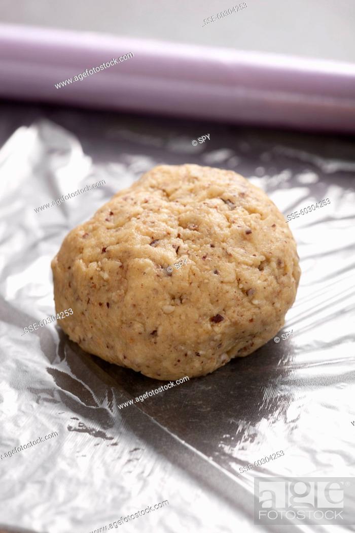 Stock Photo: Shortbread dough ball.
